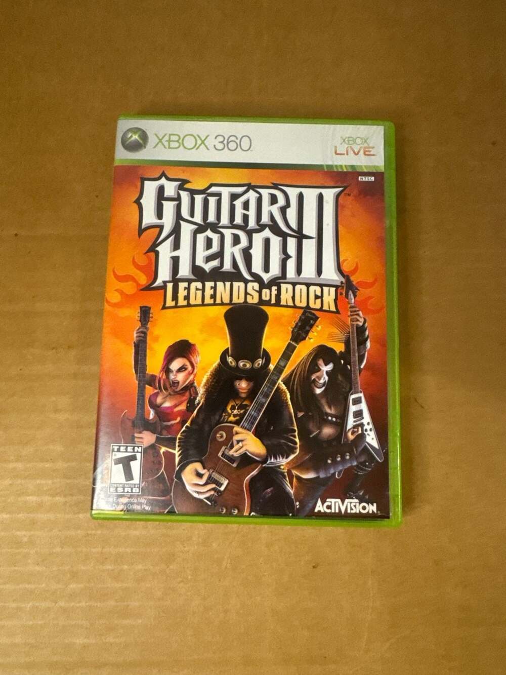 Guitar Hero III: Legends of Rock Xbox 360 CIB with Manual and Stickers